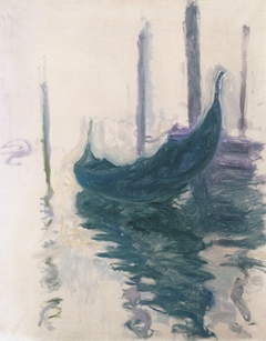 Gondola in Venice by Claude Monet