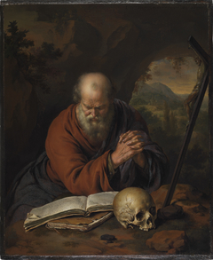 Hermit Praying in the Wilderness by Willem van Mieris