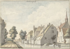 Het dorp Molenaarsgraaf in de Alblasserwaard by Joseph Adolf Schmetterling