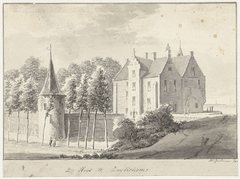 Het kasteel te Zuilichem by Hendrik Spilman