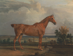 Hunter in a landscape by James Ward