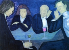 Im Café by Marianne von Werefkin