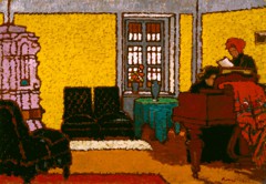 Interior by József Rippl-Rónai