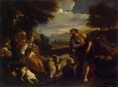 Jacob Meeting Rachel by Pier Francesco Mola