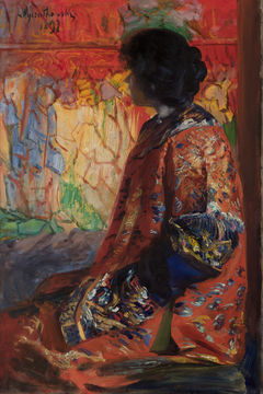 Japanese Woman by Leon Wyczółkowski