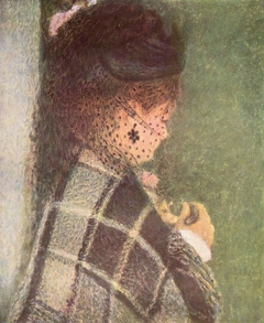 Jeune femme à la voilette by Auguste Renoir