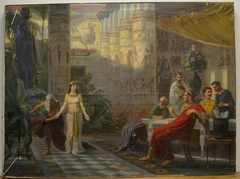 Julius Caesar and Cleopatra by Karl Gottlieb Wenig