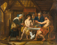 Jupiter and Mercury in the House of Philemon and Baucis by Jacob Jordaens I