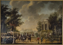 Karusell vid Drottningholm 1778, ”Dianas fest” by Pehr Hilleström