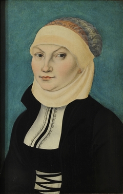 Katharina of Bora, bust-length, facing left by Lucas Cranach the Elder