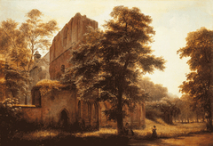 Klosterruine Lehnin by Eduard Gaertner