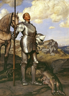 Knight Saint George by Hans Thoma