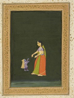 Krishna and Yashoda by Anonymous