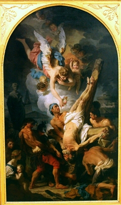 La crucifixion de Saint Pierre by Pierre Subleyras