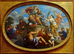 La glorification de la France by Giovanni Francesco Romanelli