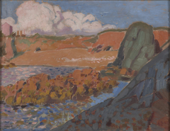 La plage rouge by Maurice Denis