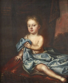 Lady Louisa Caroline Isabella Hervey, Lady Smyth (1715-1770) as a Child by Joseph Brook