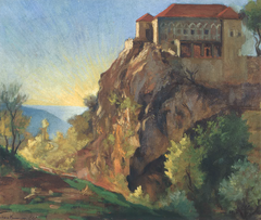 Lamartine's palace at Hammana by Moustafa Farroukh