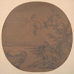 Landscape with Birds by Anonymous