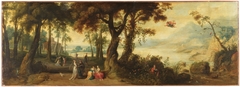 Landscape with Mercury and Herse by Frans Francken the Younger