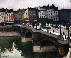 Le Pont-Neuf par temps gris by Albert Marquet