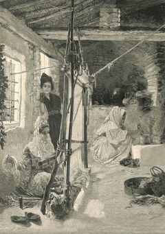 Le Tissage: Intérieur Arabe à Constantine (Algérie) by Marie Lucas Robiquet