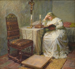 Leonora Christina in Blåtårn by Kristian Zahrtmann