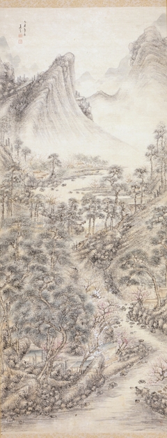 Literati in a Rustic Landscape by Anonymous