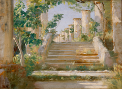 Loggia in Ravello by Peder Severin Krøyer