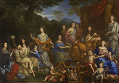 Louis XIV and the royal family by Jean Nocret