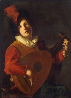 Lute Player by Nicolas Tournier