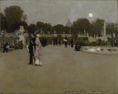 Luxembourg Gardens at Twilight by John Singer Sargent