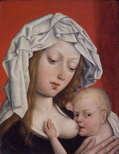 ''Madonna Nursing the Christ Child'' by Master of the Legend of the Magdalen