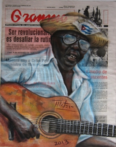 Mambí con guitarra by Jose Ruiz Mateo