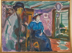 Man and Woman by Edvard Munch