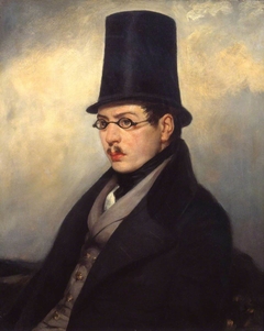 Man in a Top Hat by Anonymous