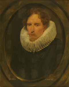 Man in Oval Frame by Peter Paul Rubens