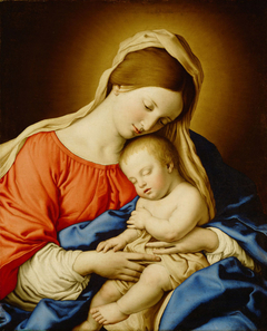 Maria mit Kind by Giovanni Battista Salvi da Sassoferrato