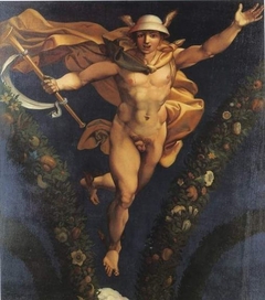 Mercure, d'après la fresque de Raphaël à la Farnésine by Jean-Auguste-Dominique Ingres