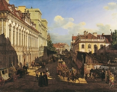 Miodowa Street in Warsaw by Bernardo Bellotto