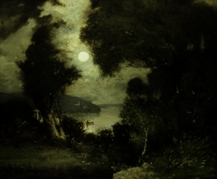 Moonlight Landscape by Elliot Daingerfield