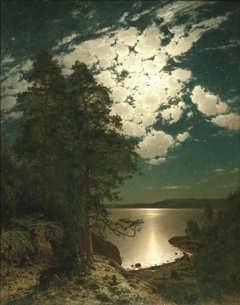 Moonlit Night by Hjalmar Munsterhjelm