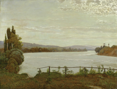 Morgen am Oberrhein bei Säckingen by Hans Thoma