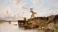 Morning Mood (Island View) by Hjalmar Munsterhjelm