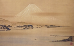 Mount Fuji and the Pines at Miho by Suzuki Kiitsu