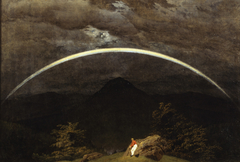 Mountain Landscape with Rainbow by Caspar David Friedrich