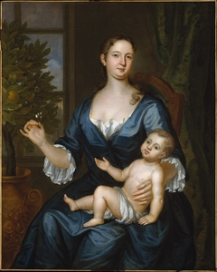 Mrs. Francis Brinley and Her Son Francis by John Smibert