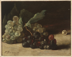 Nature morte aux raisins by François Bonvin