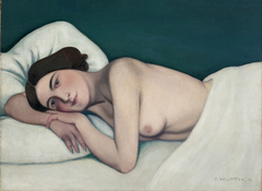 Nu au lit by Félix Vallotton