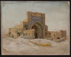 Old Persian mosque. From the journey to Turkestan by Jan Ciągliński